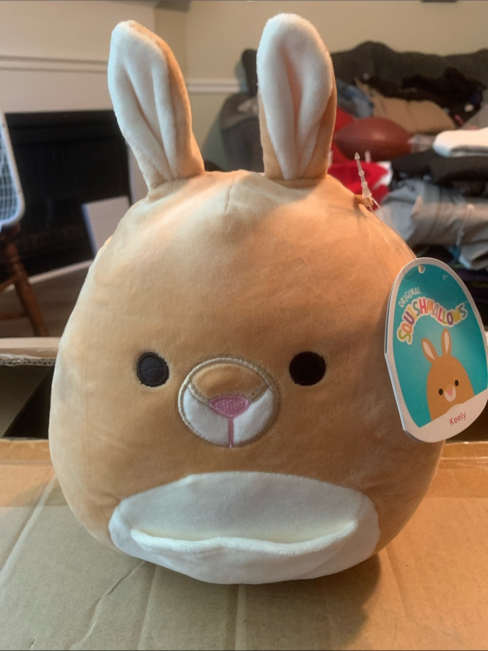 Squishmallows- 8 inch Keely Kangaroo Plush - Tan & White